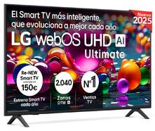 TV LG 50" LED 50UA75006LA - 4K Ultra HD, Smart TV WebOS 2025, Dolby Digital 20 W, HDR10 y HLG