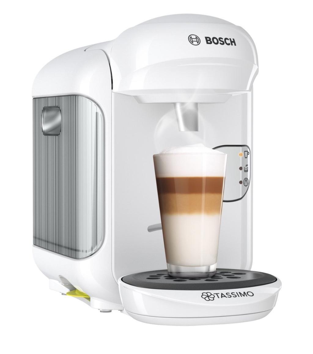 Cafetera Bosch Tassimo TAS1404 Blanca - Cápsulas, 1300W