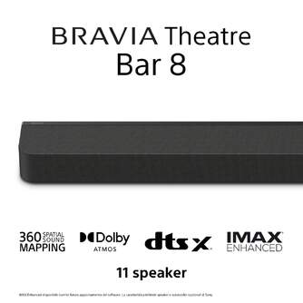 BARRASONIDO SONY HTA8000 5.0.2 495W DOLBYATMOS