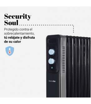 RADIADOR ACEITE U.BLUE 15009 9E 1500W. NEGRO