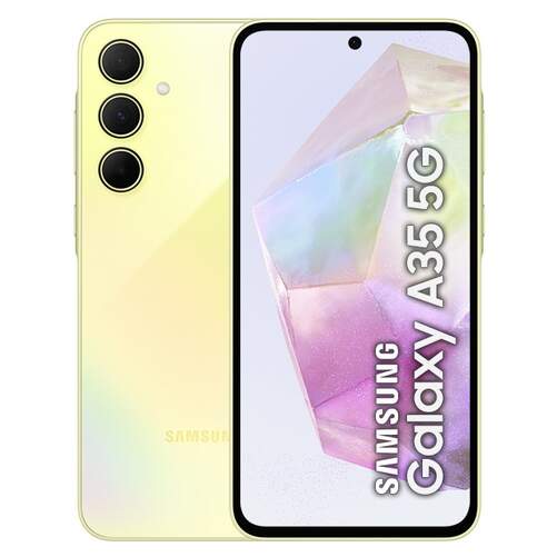 Samsung Galaxy A35 5G 8/256 GB Amarillo - 6,6", 50 mpx, Exynos 1380, ranura MicroSD, 5000 mAh