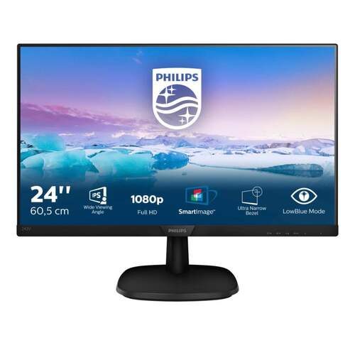 Monitor 24" Philips 243V7QDSB/00 - Full HD, IPS, 4ms 75Hz, VGA, HDMI