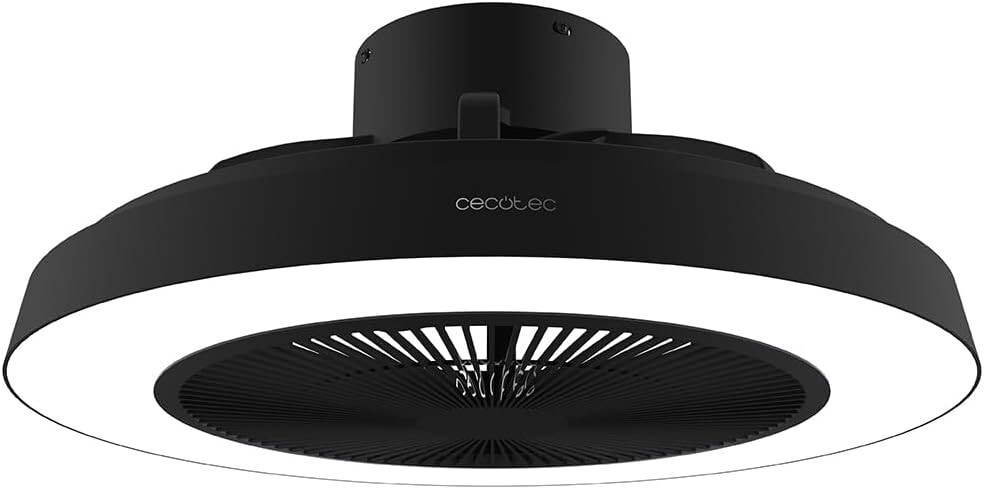 Ventilador de techo Cecotec Lamp.600 - Motor DC, 20 W, 5 aspas