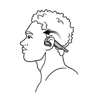 AURICULARES DCU OPEN EAR CONDUCCION AEREA NEGROS