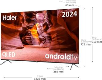TV HAIER 55%%%quot; H55K705UG UHD QLED ANDROIDTV BT HDR10