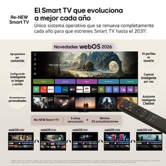 TV LG 100%%%quot; 100MRGB96B6 UHD MICRORGB A11 165HZ W26
