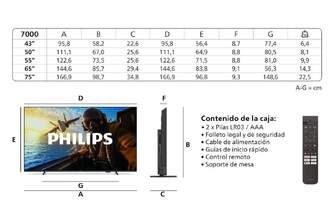 TV PHILIPS 50%%%quot; 50PUS7000 UHD SMART TV HDR10 