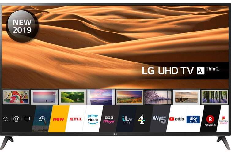 TV 43" LG 43UR78006LK - 4K, A5 (Gen6), Smart TV webOS23, Dolby Digital Plus, Cloud Gaming