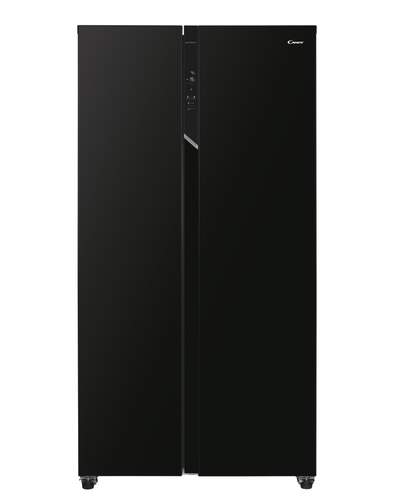 Frigorífico Americano Candy CHSBSO6174B - Clase E, 2 puertas, No Frost, 187x98cm, 347 L, Negro