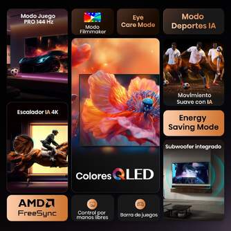 TV HISENSE 98%%%quot; 98E7Q UHD QLED SMART TV DOLBYATMOS