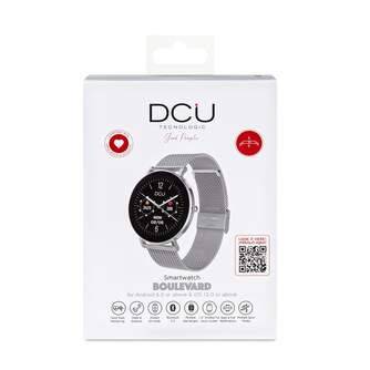 SMARTWATCH DCU BOULEVARD PLATEADO