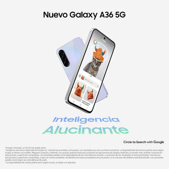 SMARTPHONE SAMSUNG A36 5G 8/256 6,7%%%quot; WHITE
