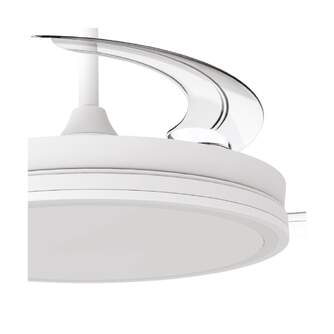 VENTILADOR TECHO CRISTAL NIGHT EVO RETRAC 30W APP