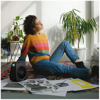 CALEFACT. U.BLUE BAVARO 4020B 2000W VERTICAL NEGRO