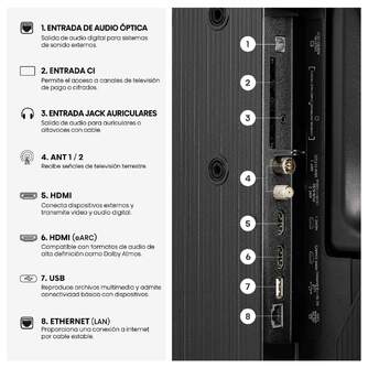 TV HISENSE 32%%%quot; 32A5S FHD QLED SMART TV DOLBY ATMOS