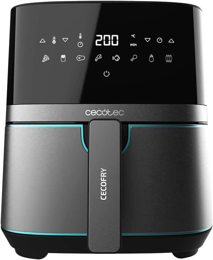 Freidora Sin Aceite Cecotec Cecofry Full InoxBlack 5500 - 5.5 litros, 1600W