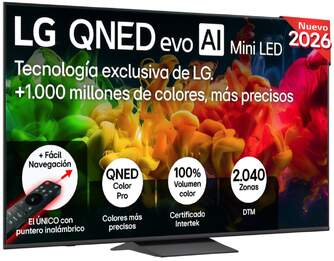 TV LG 75%%%quot; 75QNED81B6A UHD QNED EVO MINILED A7 W26