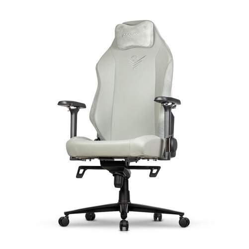 Silla Gaming Phoenix Monarch Remaster - Gris, Talla R, Cuero NAPA, reposabrazos 40, hasta 150 kg