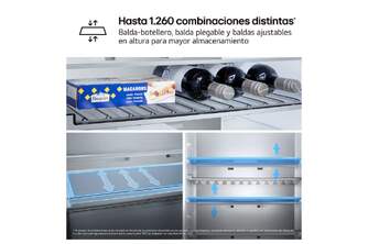 FRICOM. LG GBBS322CSW 203x60 NF BCO