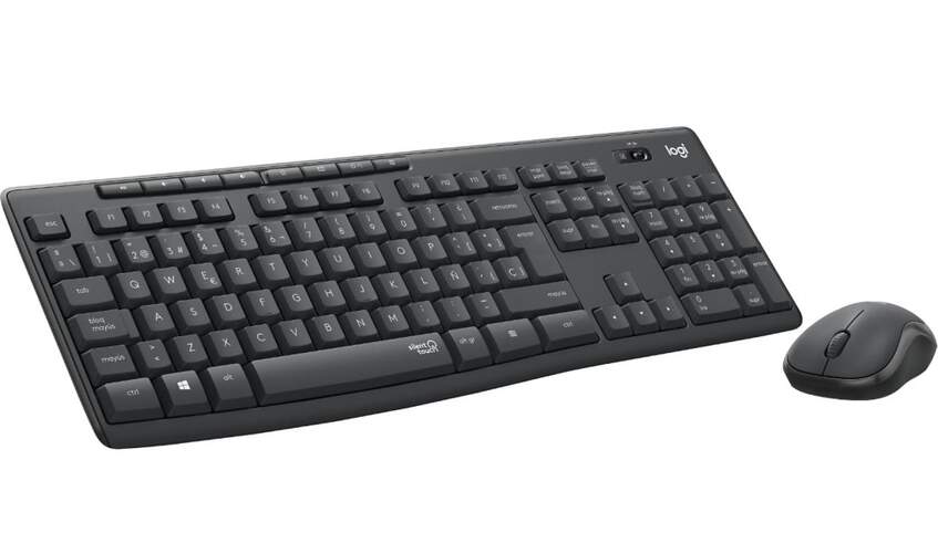 Pack Teclado y rat&oacute;n Logitech MK295 SilentTouch - Inal&aacute;mbrico 2,4 GHz 10m, Teclas acceso directo