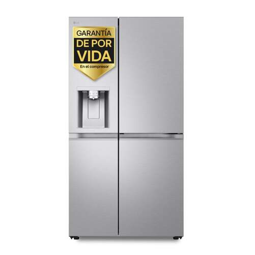 Frigorífico Americano LG GSLE91MBAC - Clase C, 628L, 179x91 cm, Sin toma de agua, No Frost, Inox