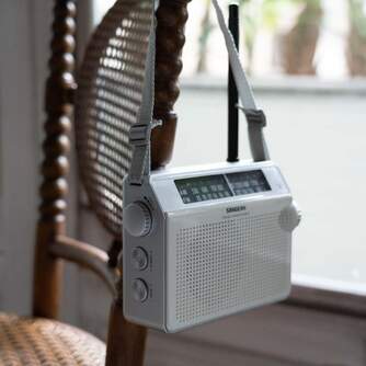 RADIO PORTATIL SANGEAN PR-D6 BLANCO FM/AM