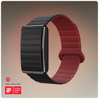 SMART BAND POLAR LOOP GEN2 BLK/CHE SIL S-M