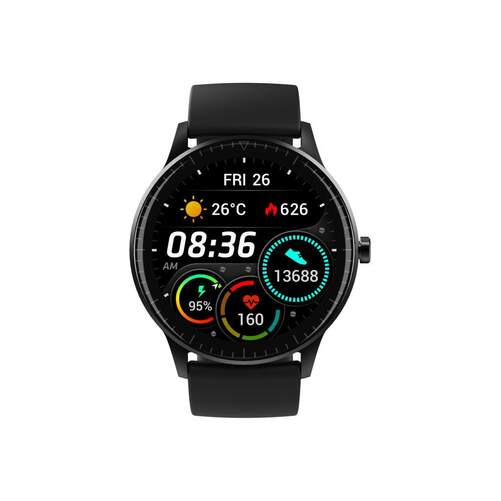 SmartWatch Denver SW-173 Negro - 1.28" Táctil, HR Sensor, Oxígeno y presión, Notificaciones, IP67,