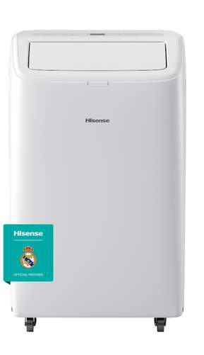 Aire Acondicionado Portátil Hisense APC12QC - Clase A, 3010frig., 380m3/h, 3 Velocidades