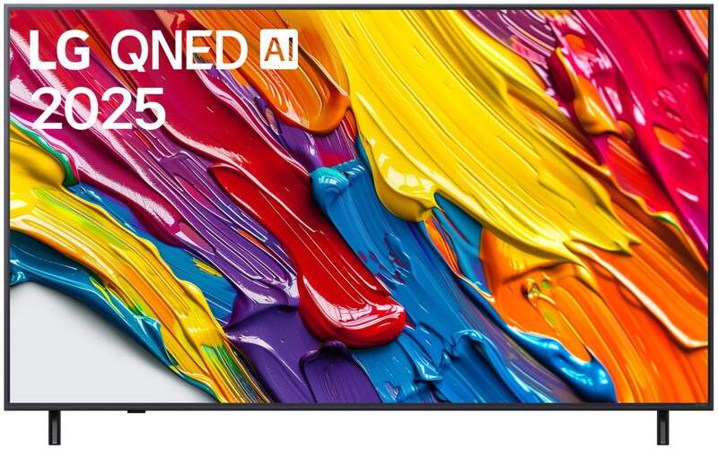 TV LG 65" 65QNED82A6B - 4K Ultra HD, QNED Alfa7, Web OS 25, 20 W RMS, HDR10