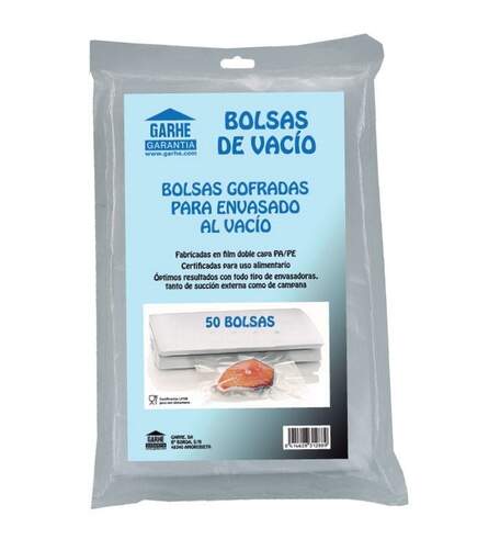 Bolsa envasadora Garhe 31296 - 25x35 cm, 50 unidades, Malla