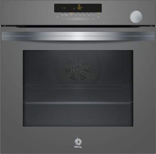 Horno Vapor Balay 3HA5178A6 - Clase A, 14 Funciones, Hidrolítico, AutoChef, Raíles Comfort, Gris