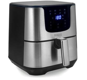 FREIDORA AIRE PRINCESS 182060(PR) 5,5L 1700W PLATA