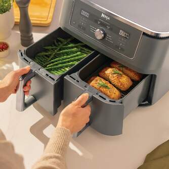 FREIDORA AIRE NINJA DZ400EU 6EN1 COMP.DOBLE 9,5L