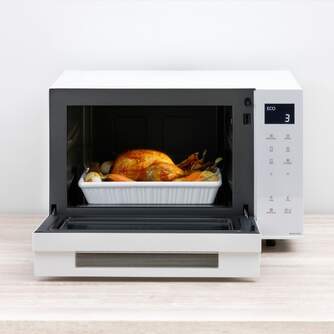 MICR. PANASONIC NNDF37PWEPG 23L GRILL BLANC CONVEC