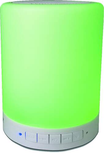 Altavoz Denver BTL-30 - Blanco, Bluetooth, 3 W, 1200 mAh, MicroSD, Entrada AUX