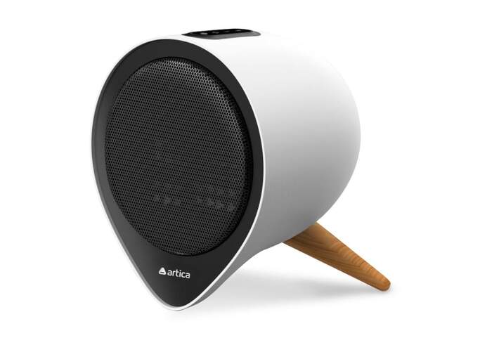 Termoventilador Artica ATVCER1500B  - 1500W, 2 Potencias, LED, Temporizador, Cer&aacute;mico, Blanco