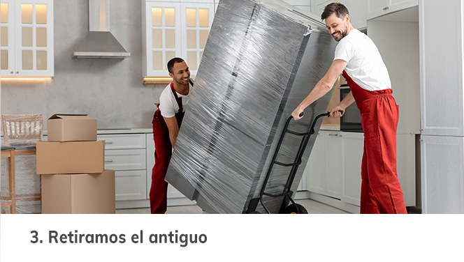 Te retiramos el antiguo