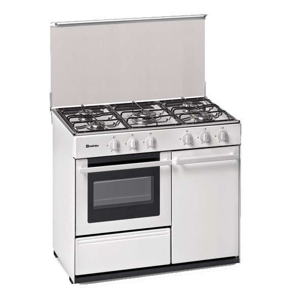 Cocina de gas butano Meireles G2950 DV W - 5 Fuegos, Quemador Wok Triple