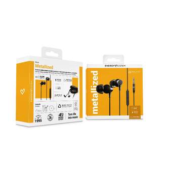 AURICULARES ENERGY SISTEM METALLIZED BLACK