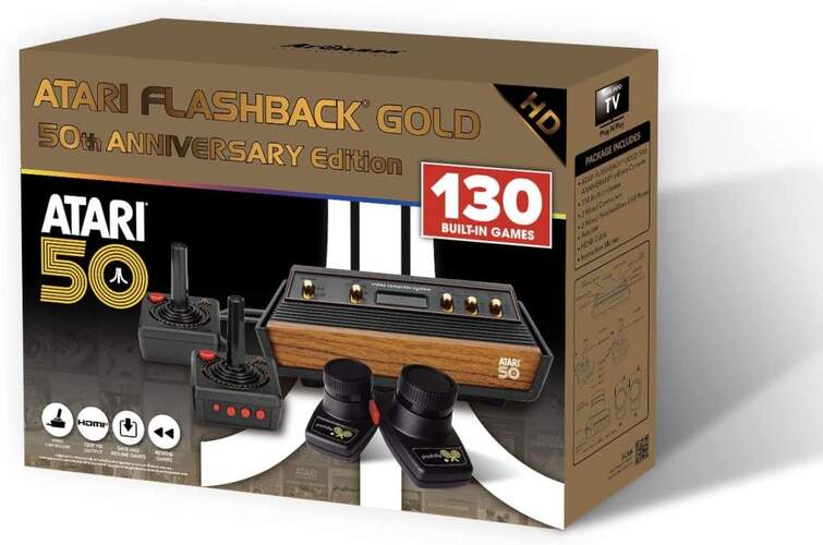 Consola Retro Atari flashback 11 gold 50th anniversary 50