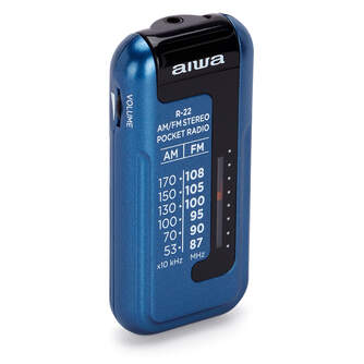 RADIO PORTATIL AIWA R22BL AM/FM COMPACTO BLUE