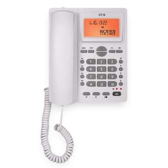 TELEFONO GONDOLA SPC 3612B BIPIEZA SOBREMESA BLANC