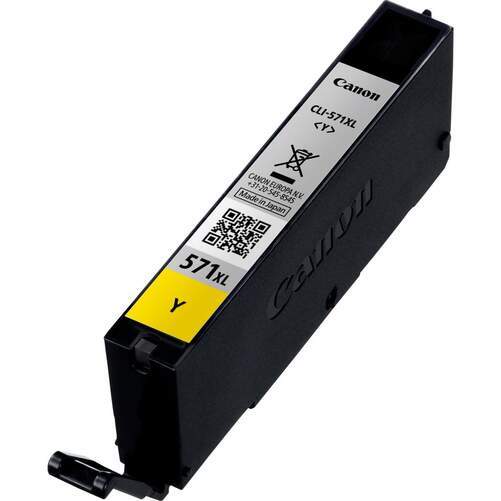 CARTUCHO CANON AMARILLO CLI-571Y XL PARA PIXMA MG5750/5751/ 5752/