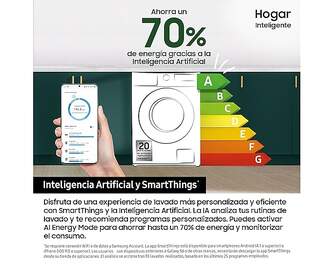 LVD. SAMSUNG WW90DB7U94GBU3 9K 1400RPM ECB NEGRO