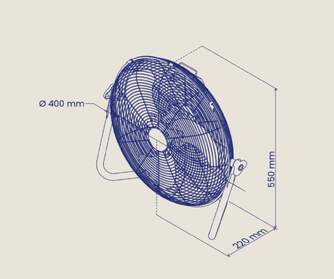 CIRCULADOR ARTICA AVI90W16 90W 40 CM