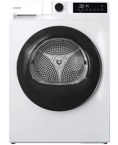 Secadora Bomba de Calor Candy GD8N1B-S - 8 kg, E, 65 dB, programa delicado/seda, inicio diferido