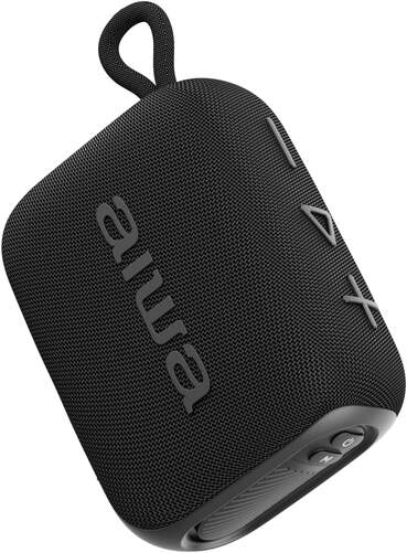 Altavoz Aiwa BS-210BK - 6 W RMS, Bluetooth, protecci&oacute;n IPx6, Modo manos libres, 8h autonom&iacute;a
