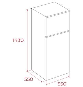 FRI. TEKA RTF2510 144x55 2P BCO