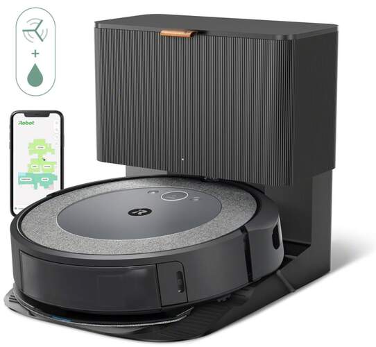 Aspirador Robot Roomba i5+ - AutoVaciado, Mapas Inteligentes, Mopa Fregado, Mascotas, WiFI